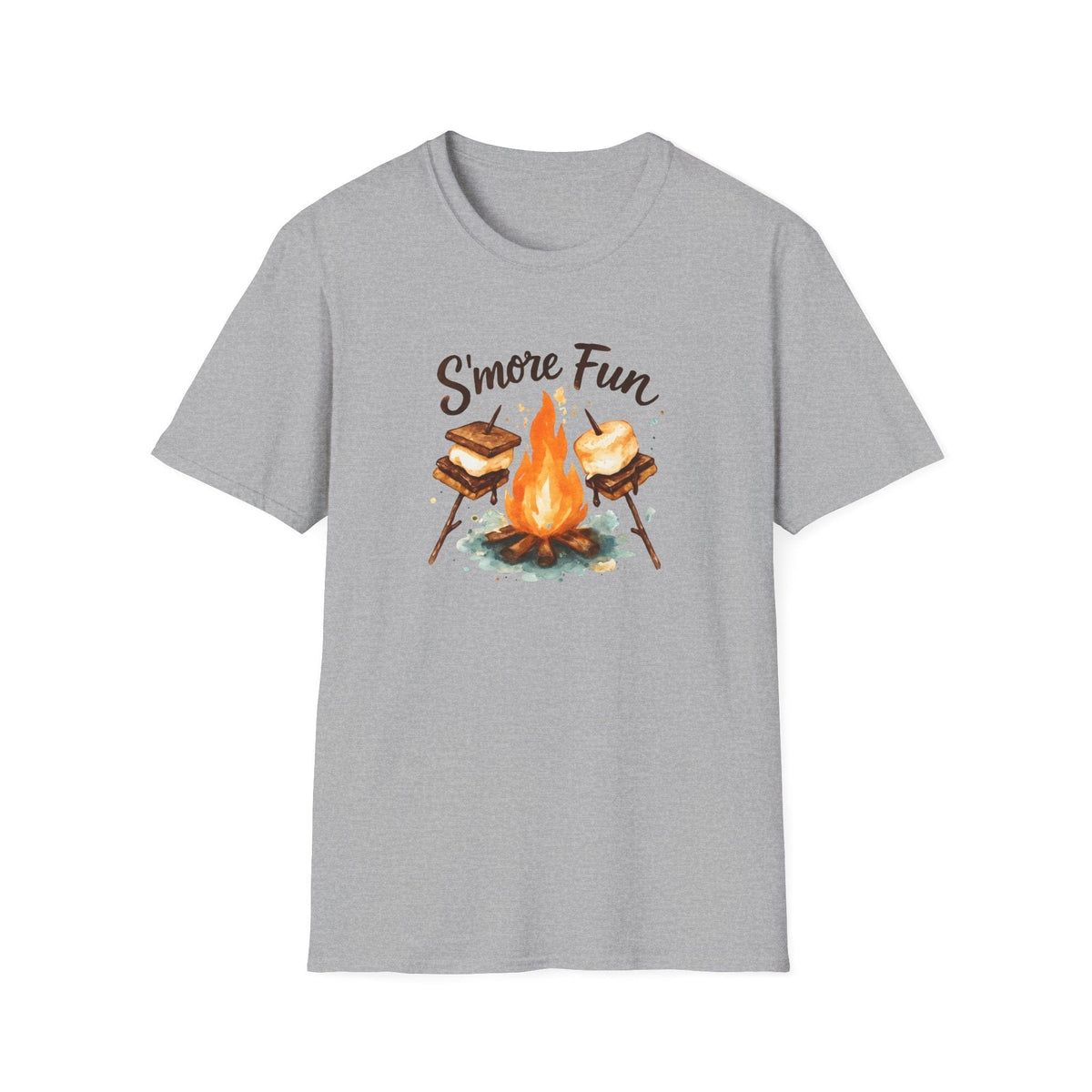 Printify T-Shirt Sport Grey / XS S'more Fun Campfire T-Shirt