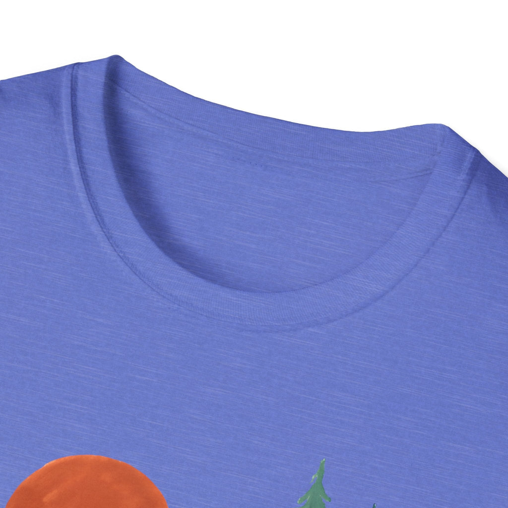 Printify T-Shirt Sunset Mountain Scene T-Shirt