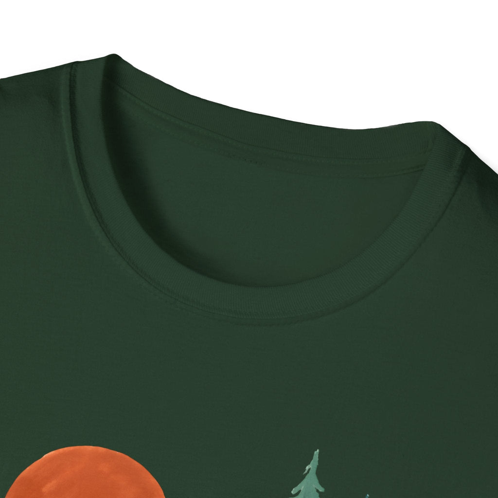 Printify T-Shirt Sunset Mountain Scene T-Shirt