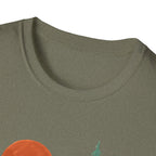 Printify T-Shirt Sunset Mountain Scene T-Shirt