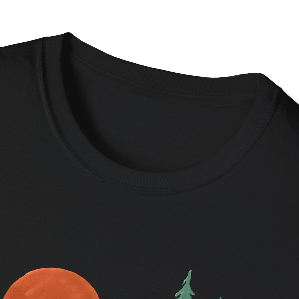 Printify T-Shirt Sunset Mountain Scene T-Shirt
