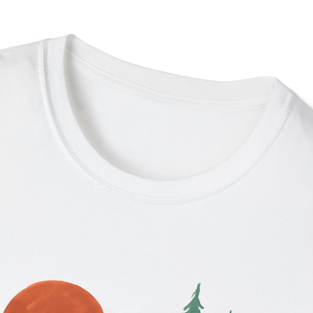 Printify T-Shirt Sunset Mountain Scene T-Shirt