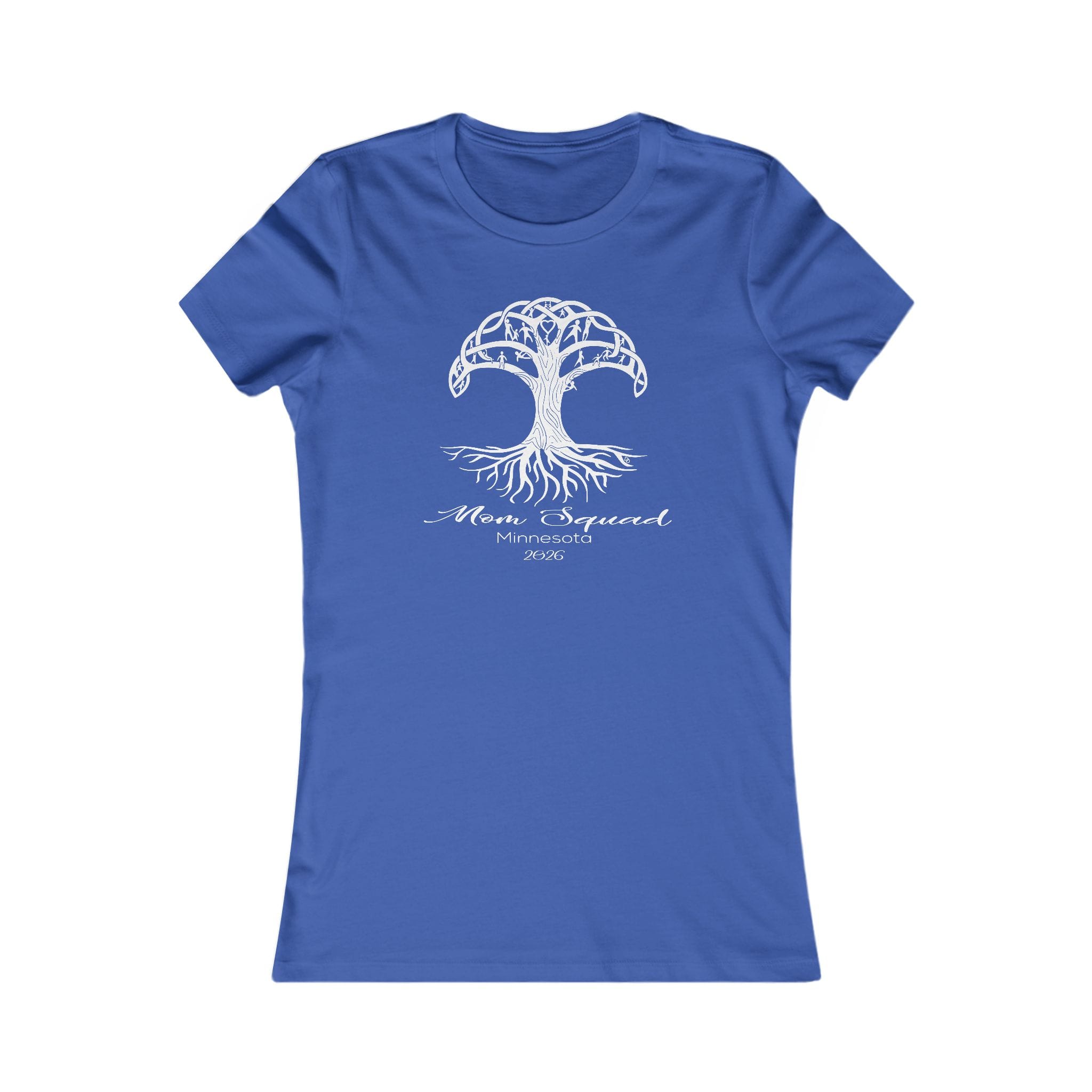 Printify T-Shirt True Royal / S Mom Squad  Womens Favorite Shirt
