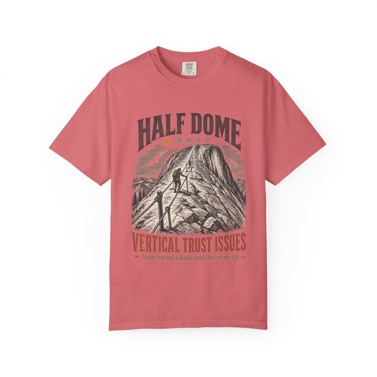 Printify T-Shirt Watermelon / S 1 star - Half dome Trust issues