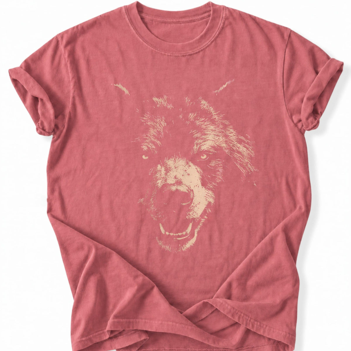 Printify T-Shirt Watermelon / S Gritty Bear Scare T-Shirt