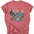 Printify T-Shirt Watermelon / S Mountain Flow T-Shirt