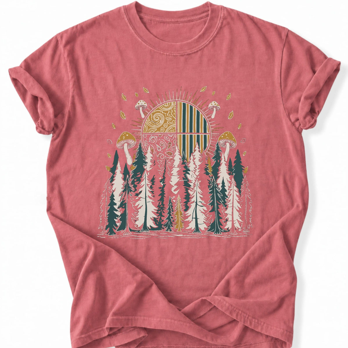 Printify T-Shirt Watermelon / S Mushroom Forest T-Shirt