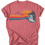 Printify T-Shirt Watermelon / S Waterfall Flow T-Shirt T-Shirt