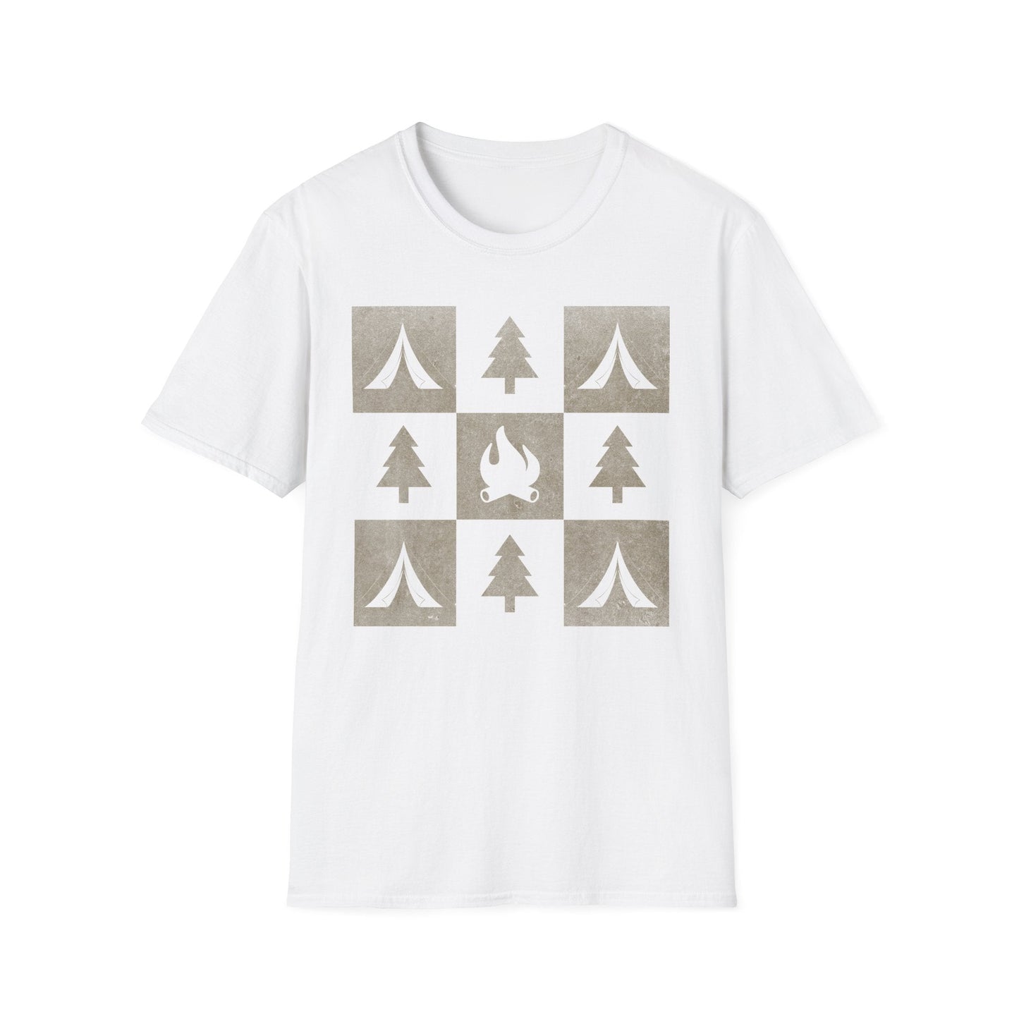 Printify T-Shirt White / L Campfire Adventure