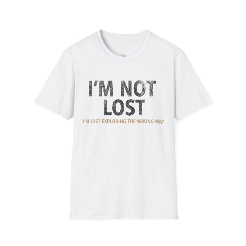 Printify T-Shirt White / S I'm Not Lost