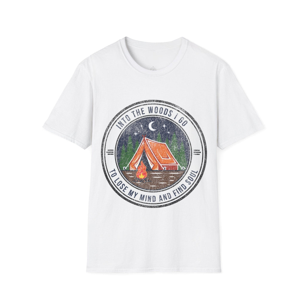 Printify T-Shirt White / S Into the Woods i Go