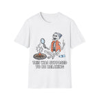 Printify T-Shirt White / S Skeleton Relaxing