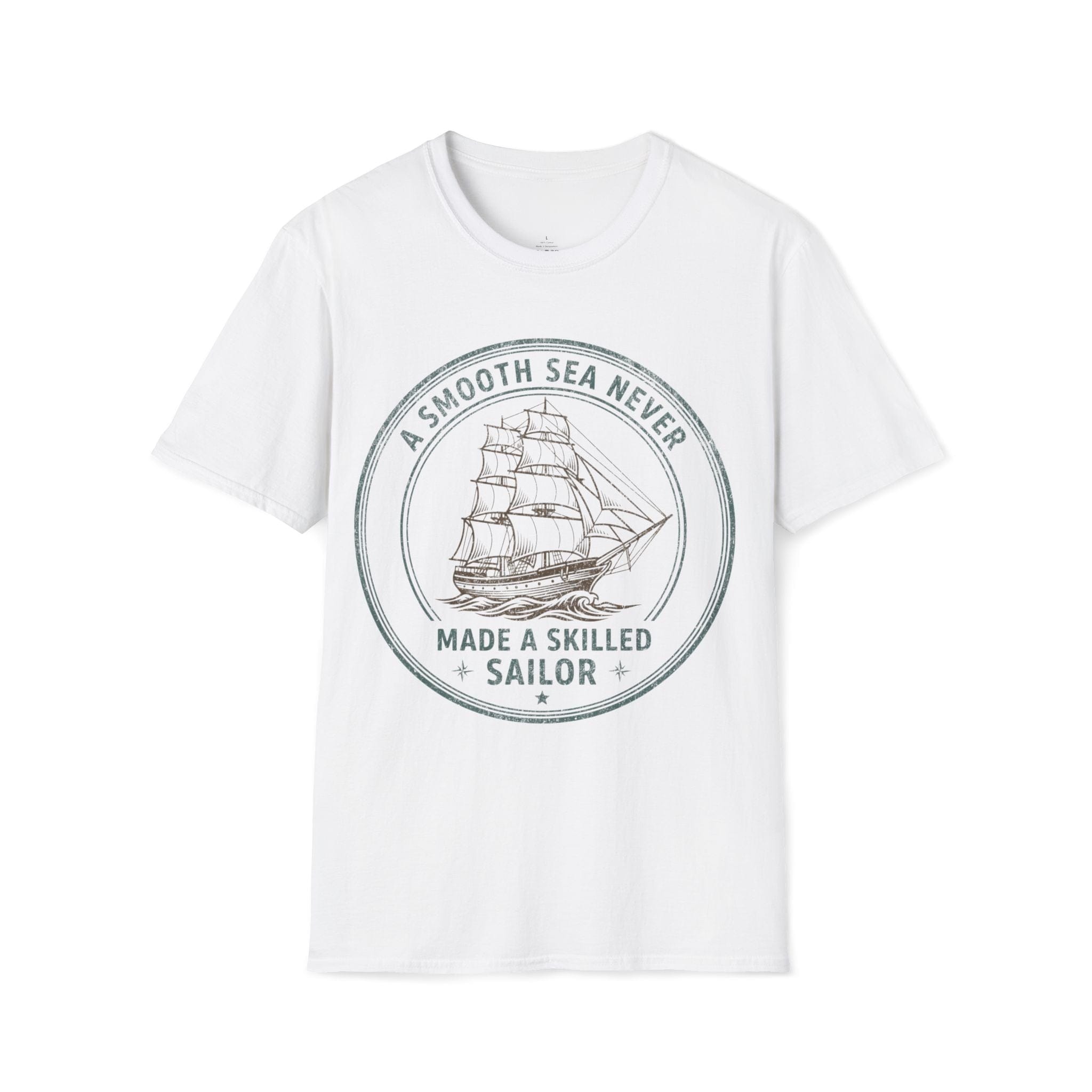 Printify T-Shirt White / S Smooth Seas