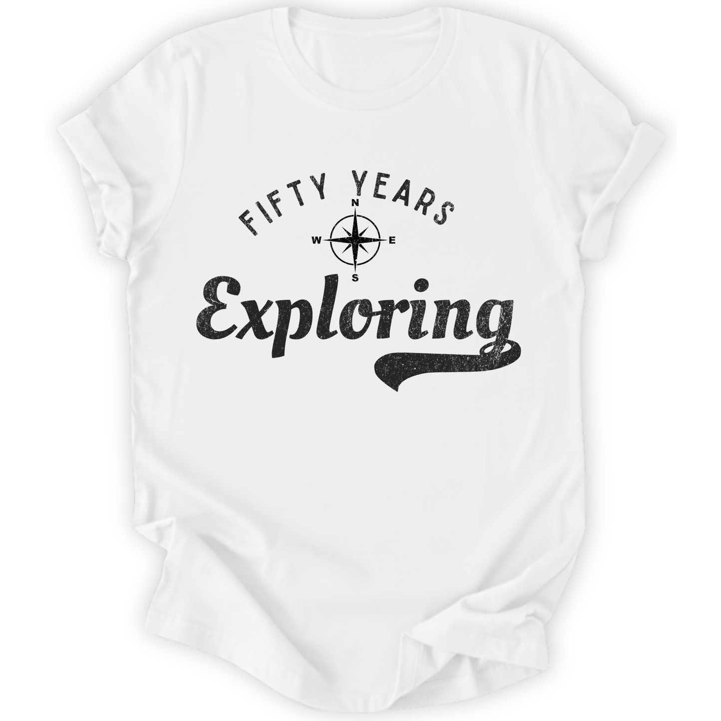 Printify T-Shirt White / XS 50 Years Exploring