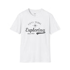 Printify T-Shirt White / XS 50 Years Exploring Since 1975