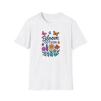 Printify T-Shirt White / XS Bloom Outside Flowers T-Shirt
