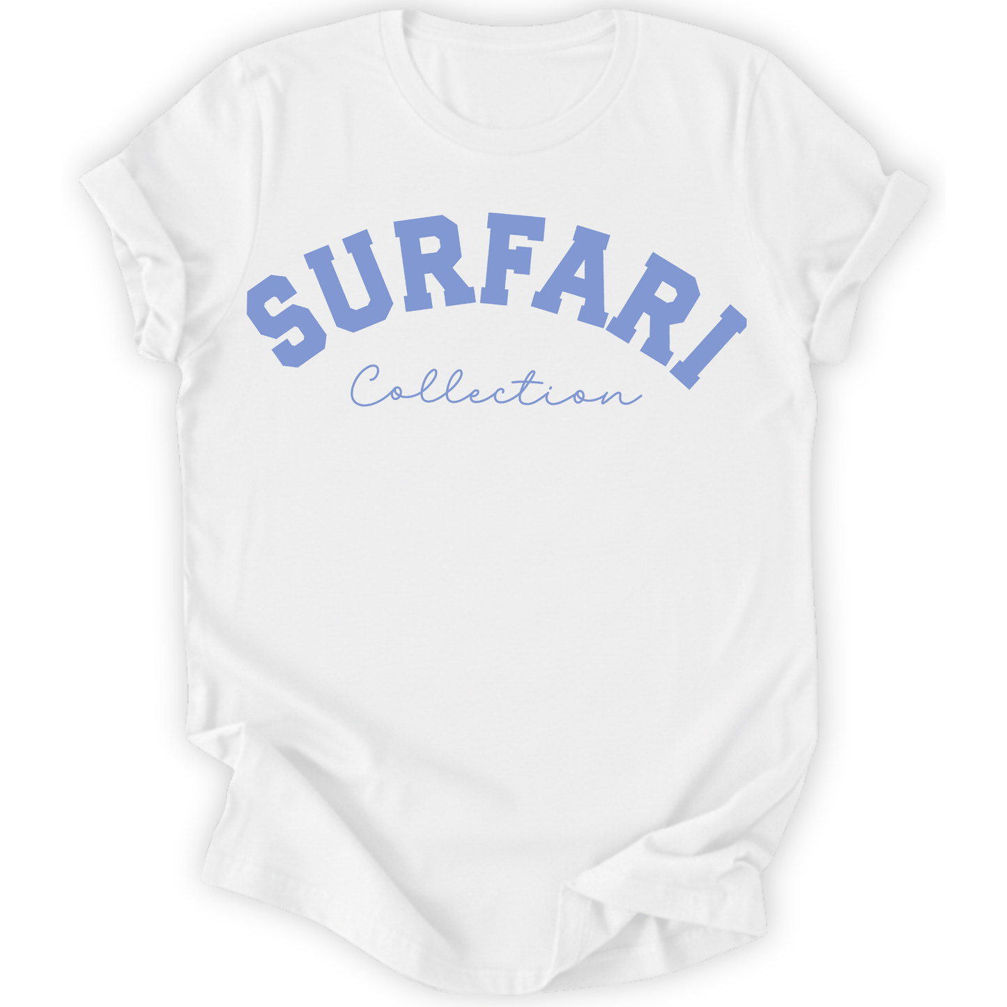 Printify T-Shirt White / XS Blue Surfari Collection