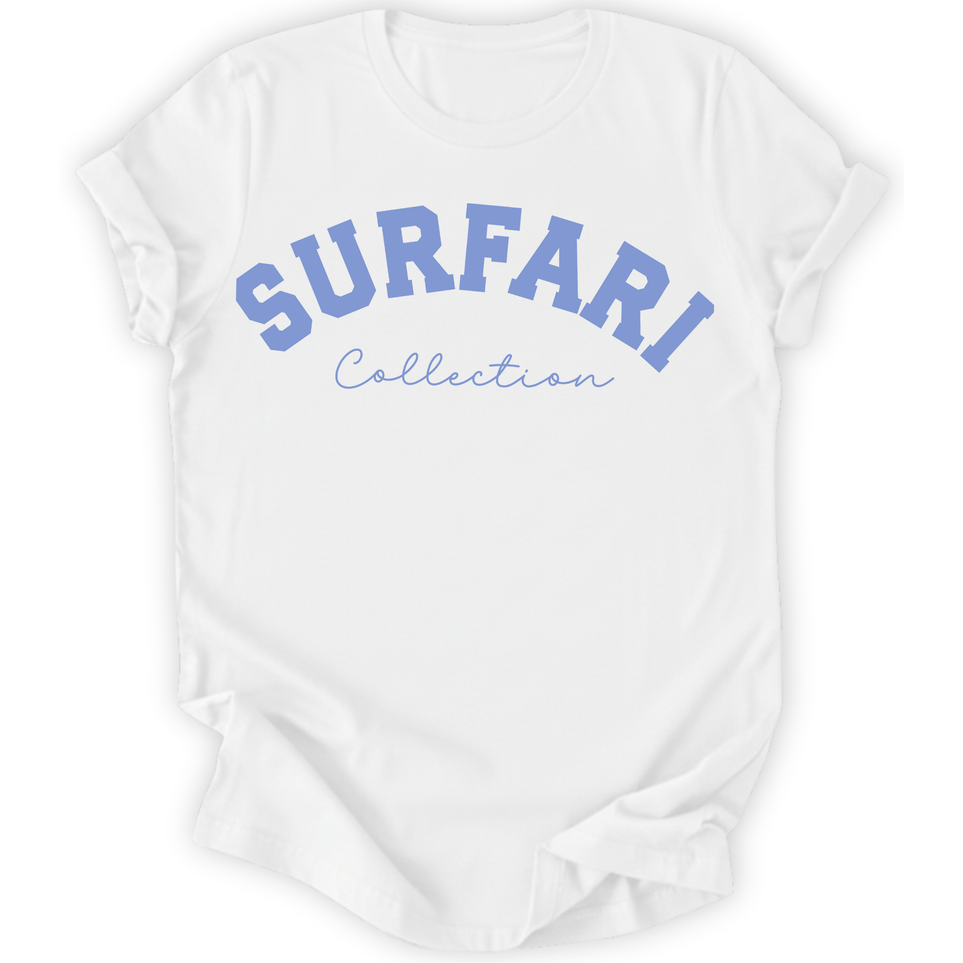 Printify T-Shirt White / XS Blue Surfari Collection