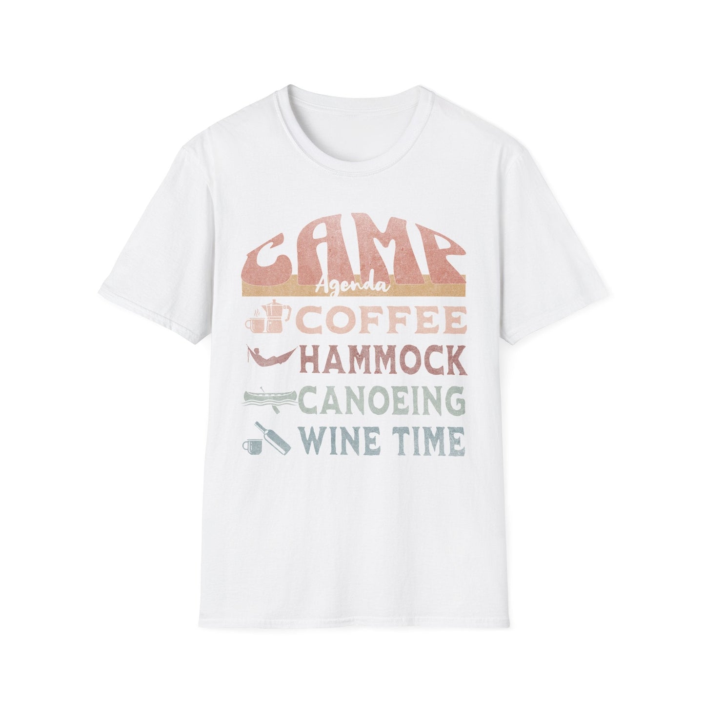 Printify T-Shirt White / XS Camp Agenda