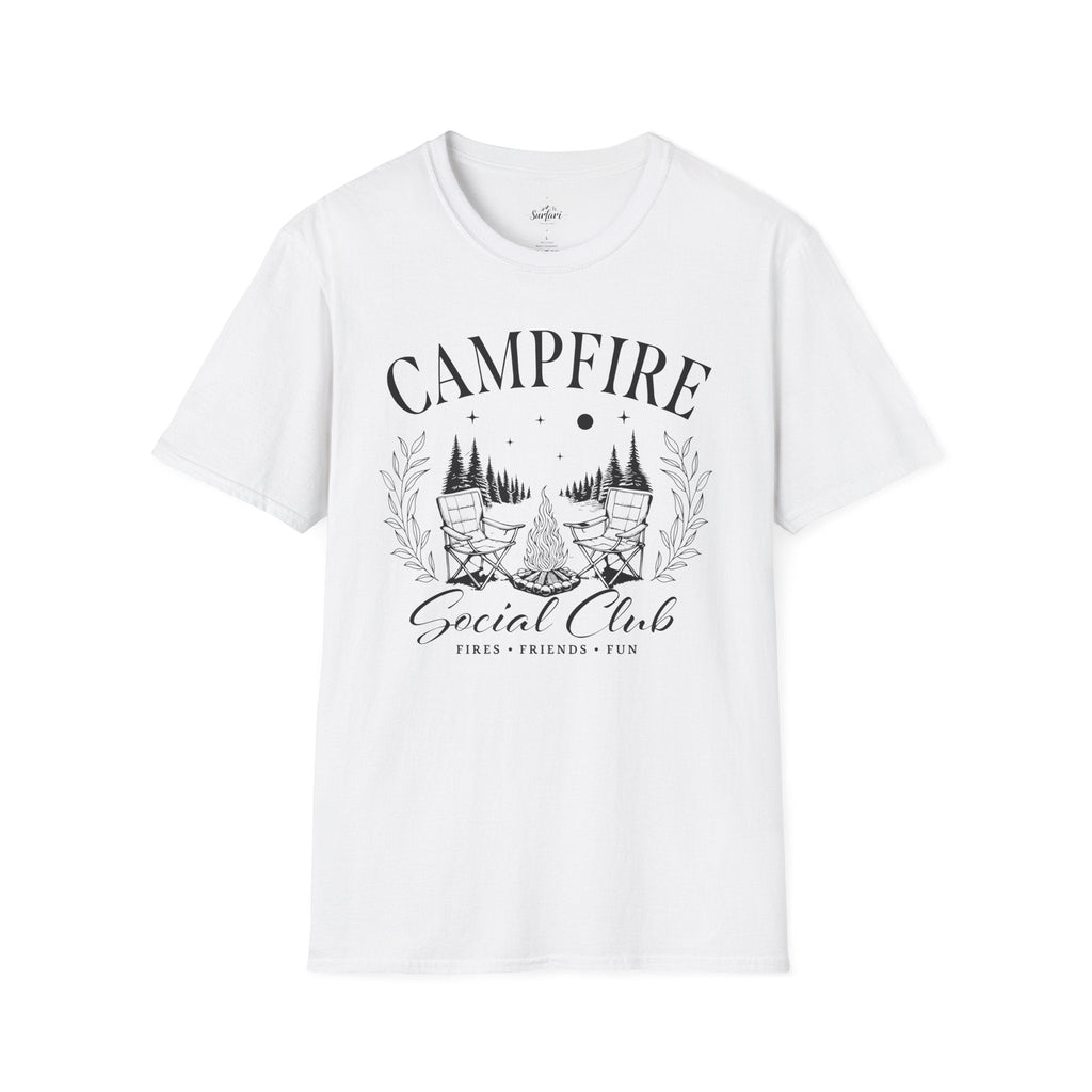 Printify T-Shirt White / XS Campfire Social Club T-Shirt