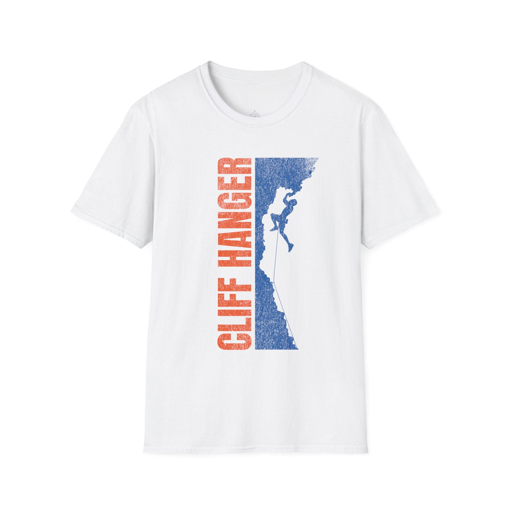 Printify T-Shirt White / XS Cliff Hanger