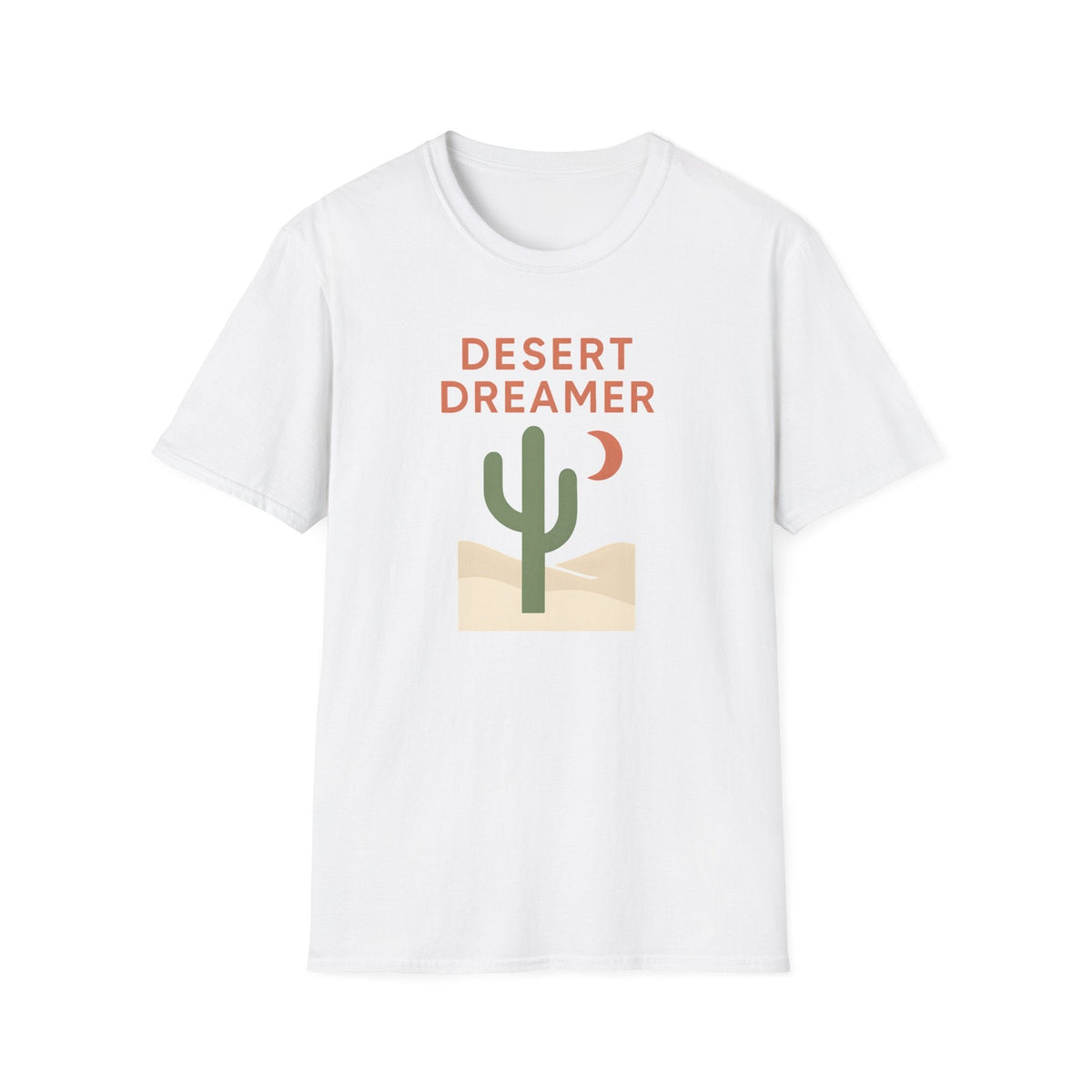 Printify T-Shirt White / XS Desert Dreamer Illustration T-Shirt