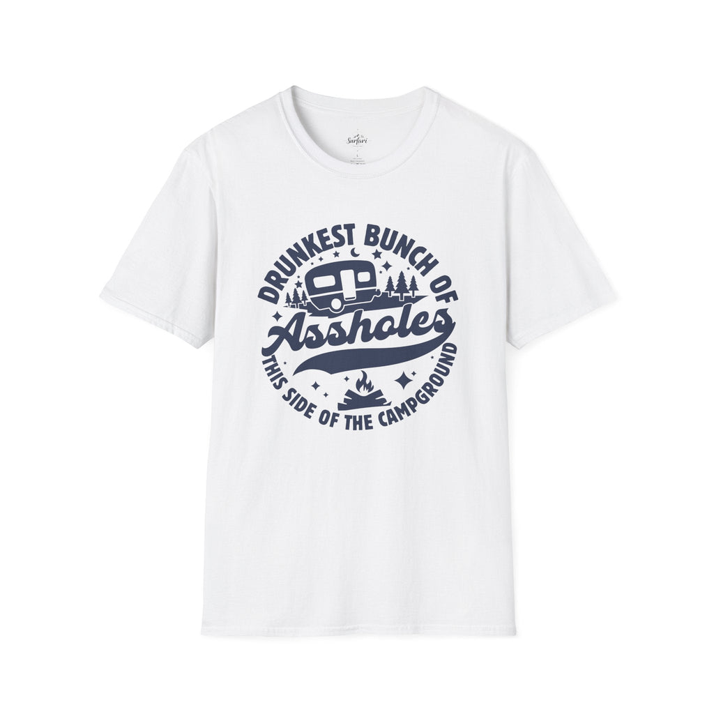 Printify T-Shirt White / XS Drunkest Bunch of A*holes
