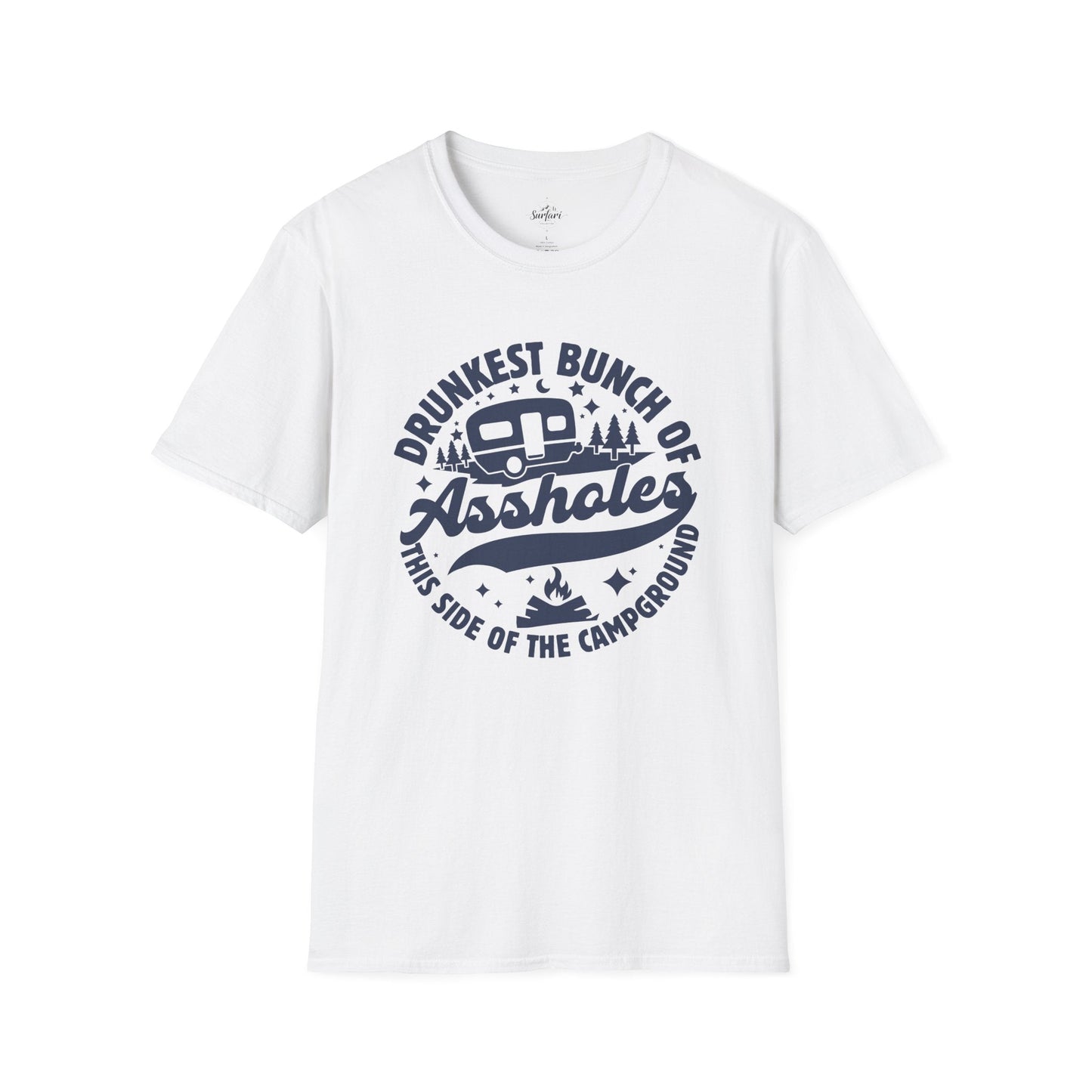 Printify T-Shirt White / XS Drunkest Bunch of A*holes