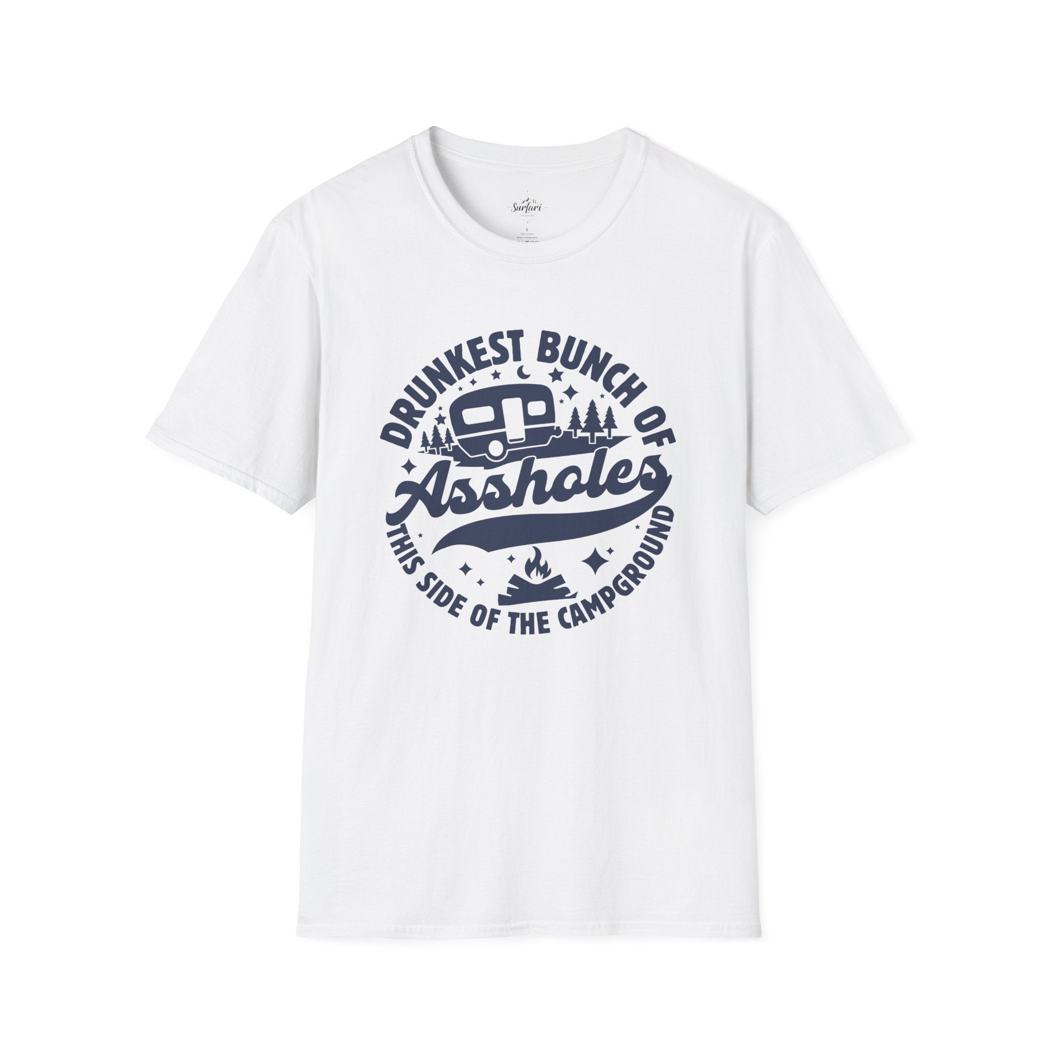 Printify T-Shirt White / XS Drunkest Bunch of A*holes