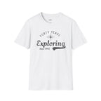 Printify T-Shirt White / XS Exploring Since 1985