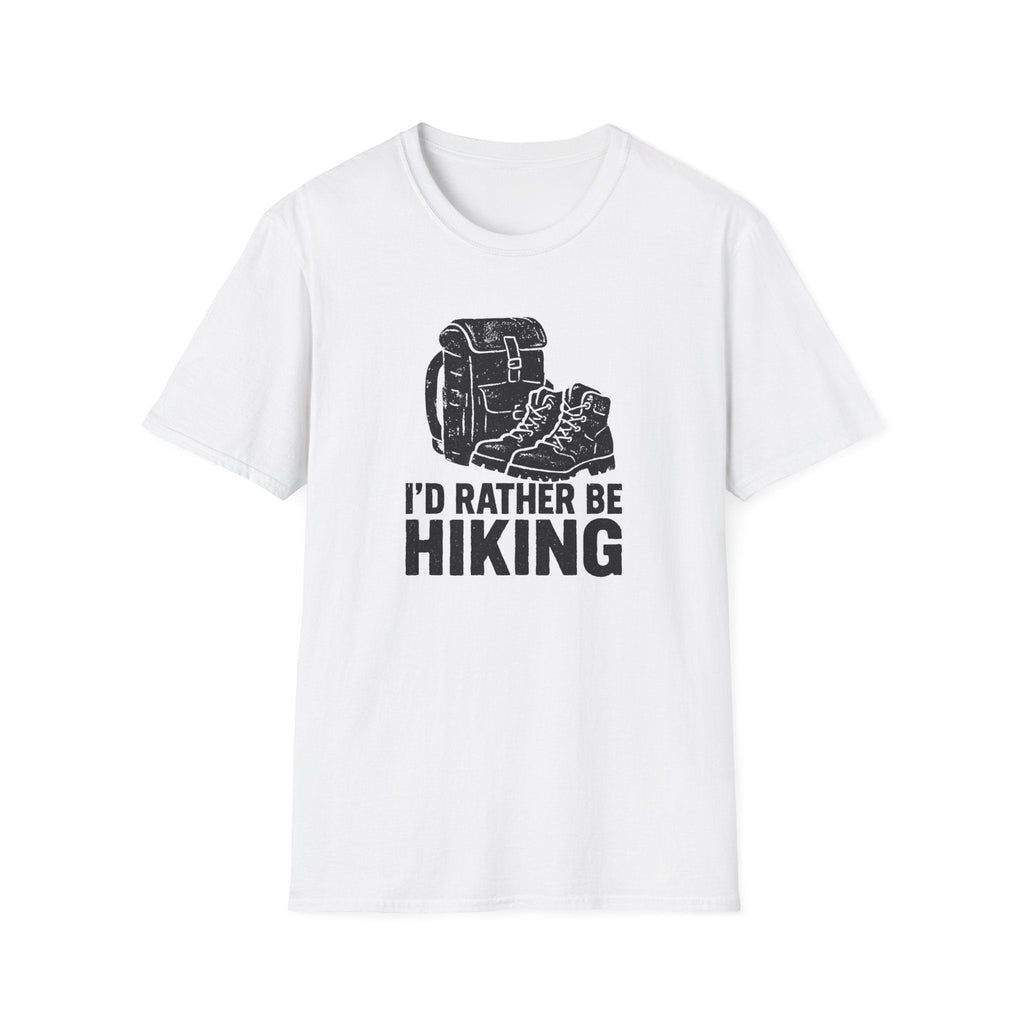 Printify T-Shirt White / XS Glittery Backpack Silhouette T-Shirt