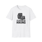 Printify T-Shirt White / XS Glittery Backpack Silhouette T-Shirt