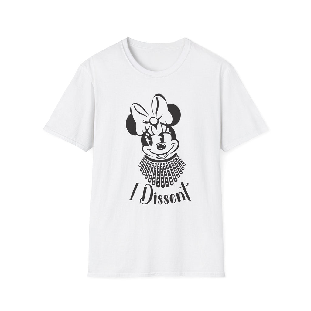 Printify T-Shirt White / XS I Dissent T‑Shirt — Feminist Minnie Mouse Graphic Tee