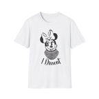 Printify T-Shirt White / XS I Dissent T‑Shirt — Feminist Minnie Mouse Graphic Tee