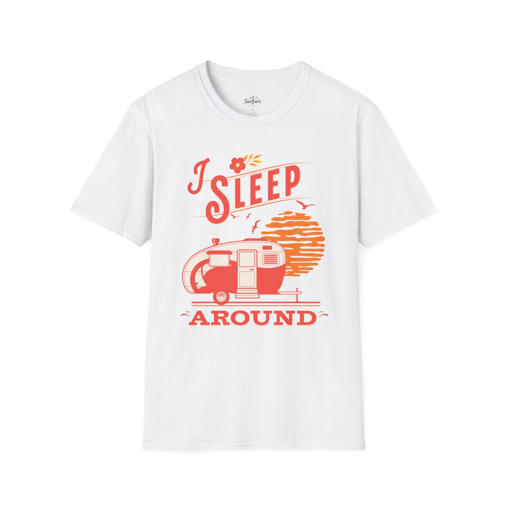 Printify T-Shirt White / XS I sleep around