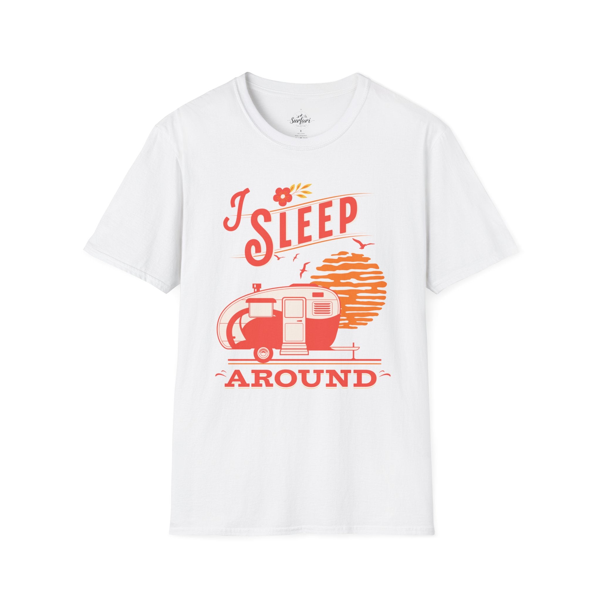 Printify T-Shirt White / XS I sleep around