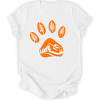 Printify T-Shirt White / XS Mountain Dog paw print