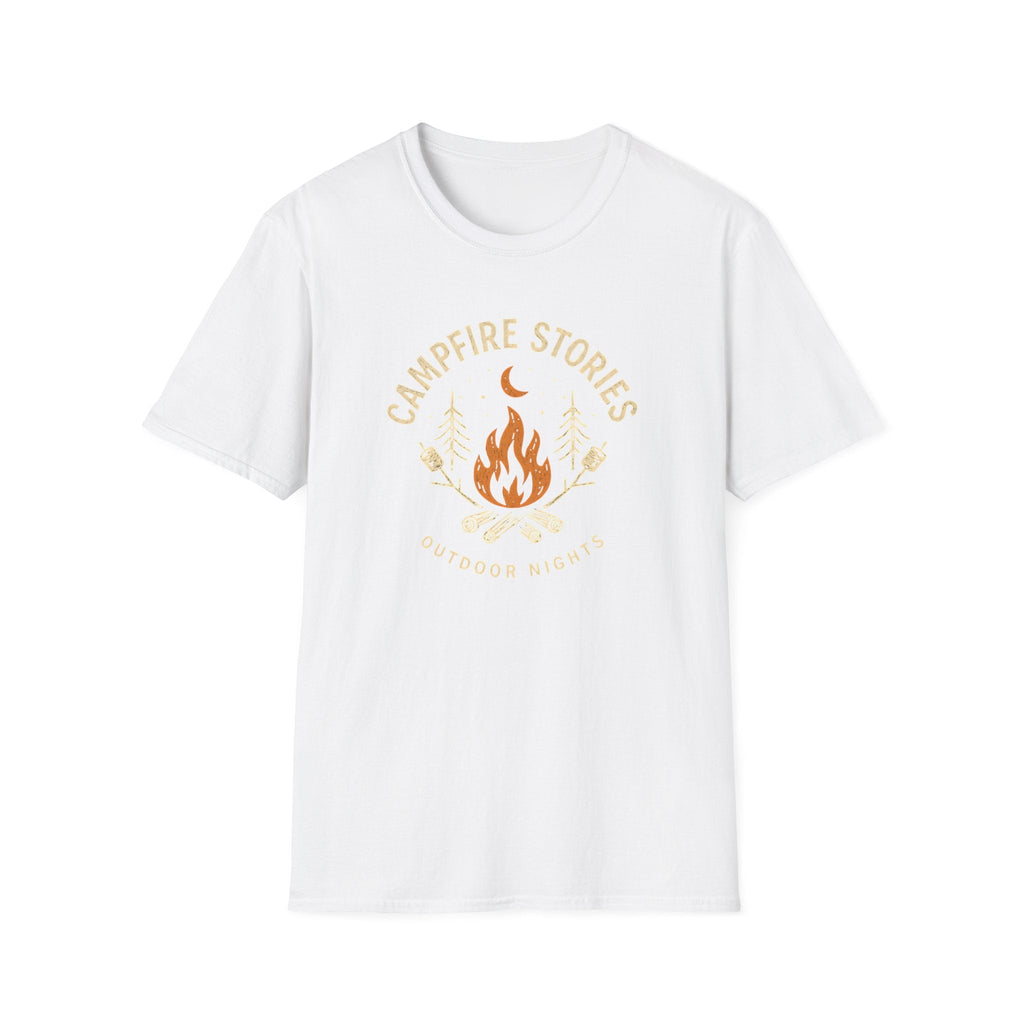 Printify T-Shirt White / XS Outdoor Campfire Nights T-Shirt