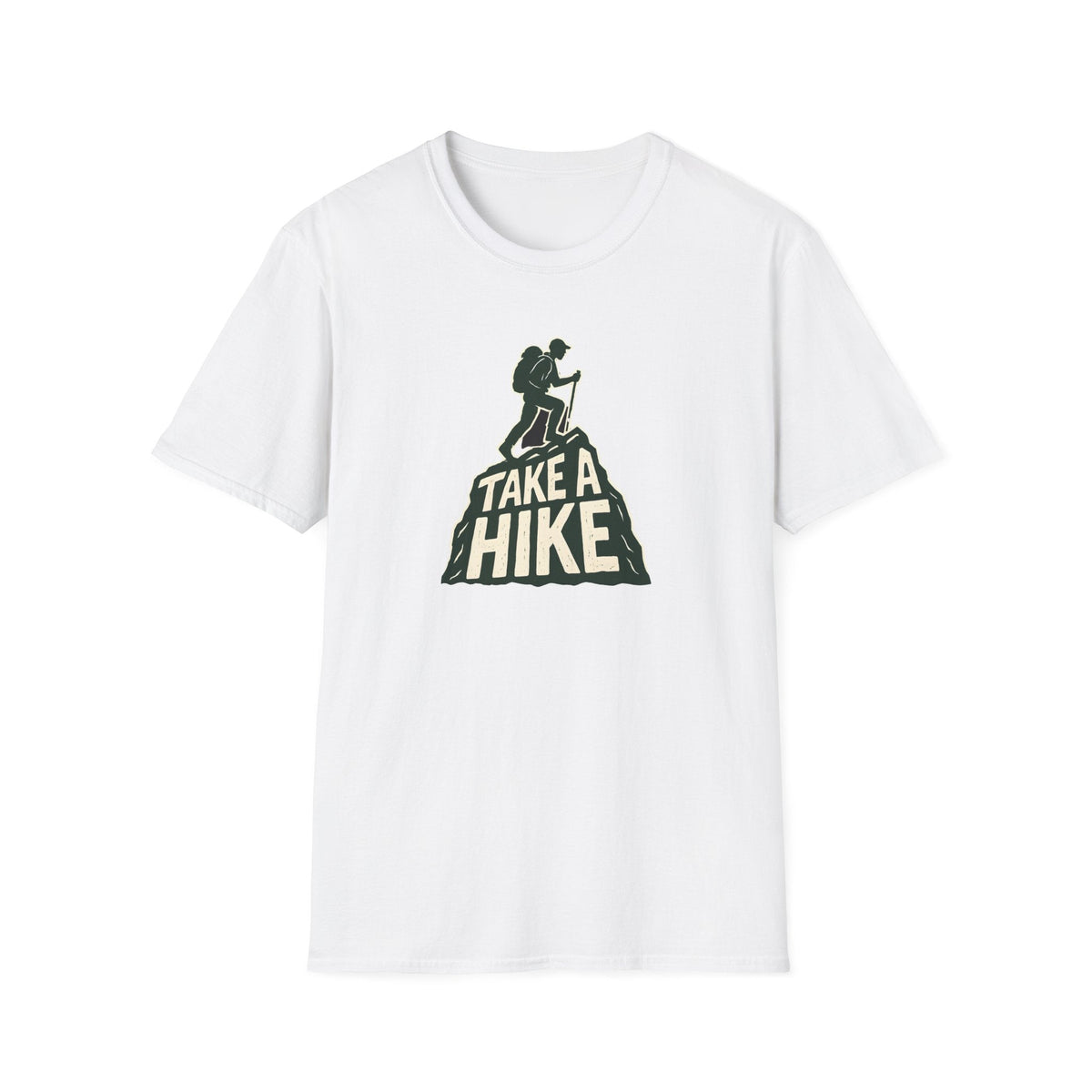 Printify T-Shirt White / XS Take a Hike T-Shirt