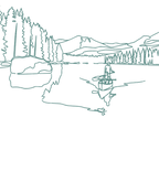 Printify T-Shirt Wrights Lake