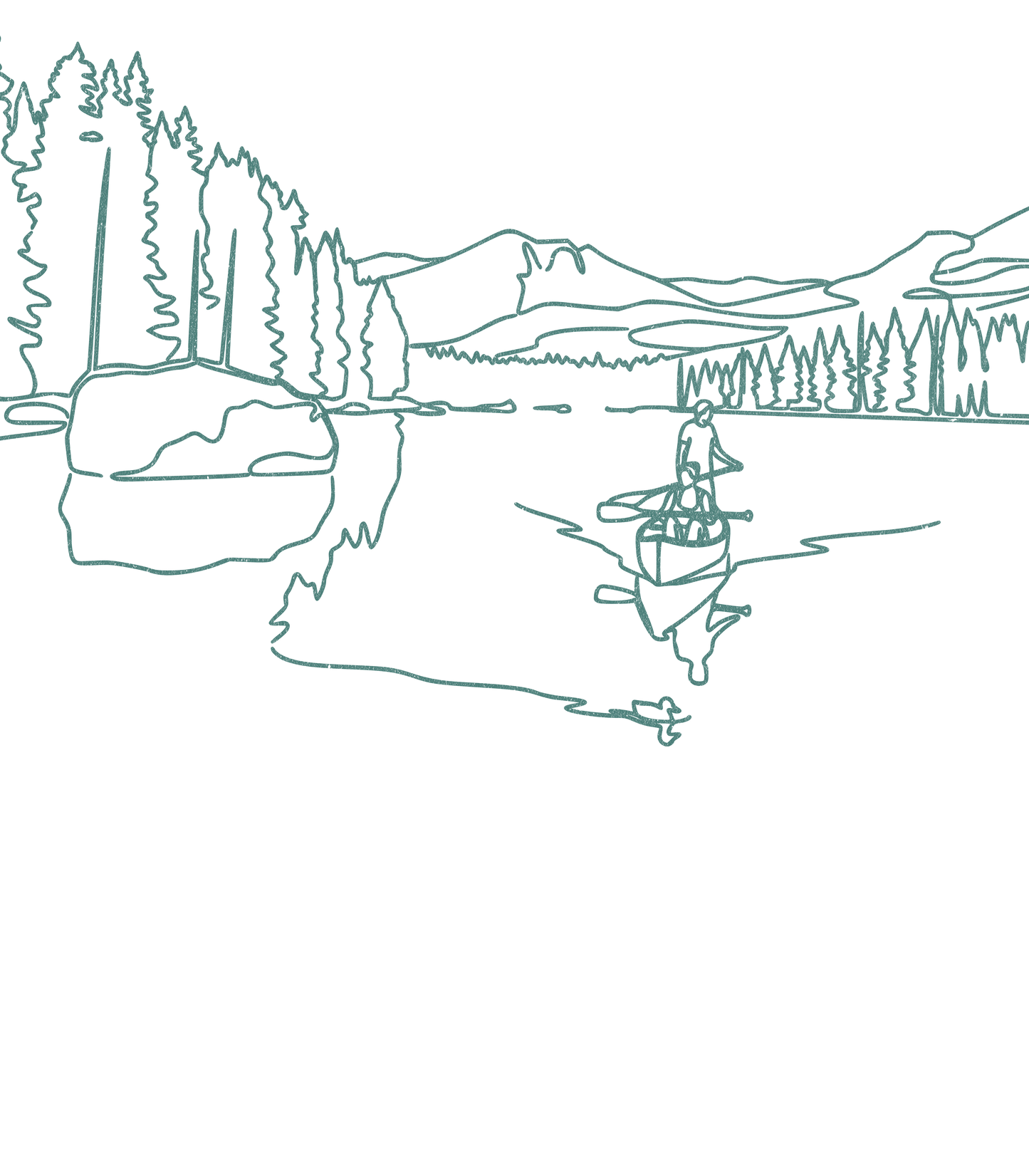 Printify T-Shirt Wrights Lake