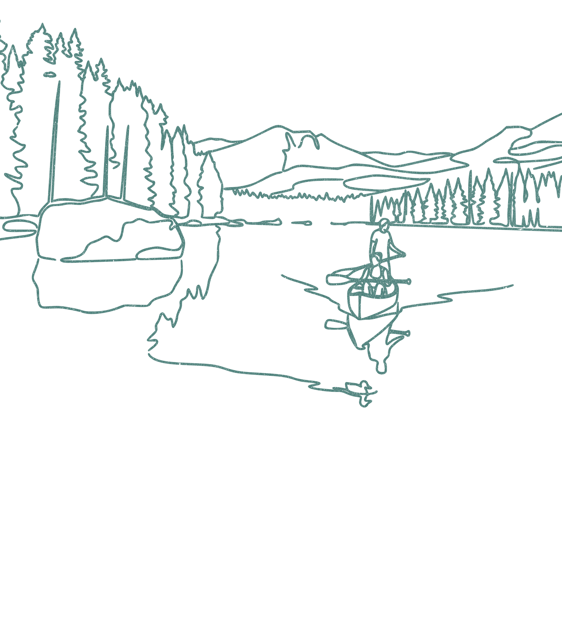 Printify T-Shirt Wrights Lake