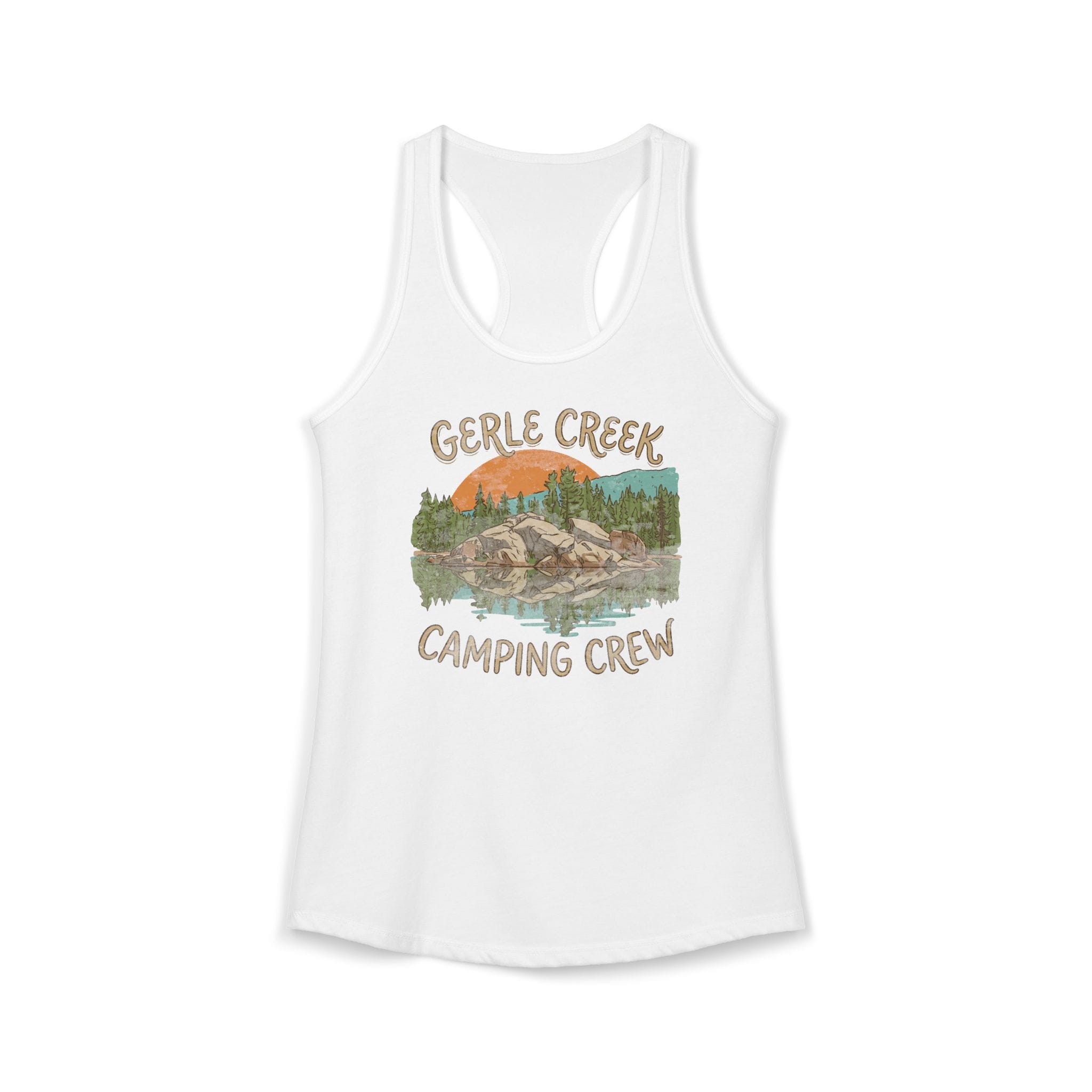 Printify Tank Top S / Solid White Gerle Creek Womens Tank