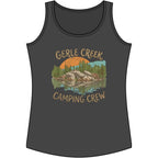 Printify Tank Top XS / Charcoal Gerle Creek Camping Crew Tank Top
