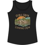 Printify Tank Top XS / Jet Black Gerle Creek Camping Crew Tank Top