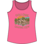 Printify Tank Top XS / Neon Pink Gerle Creek Camping Crew Tank Top