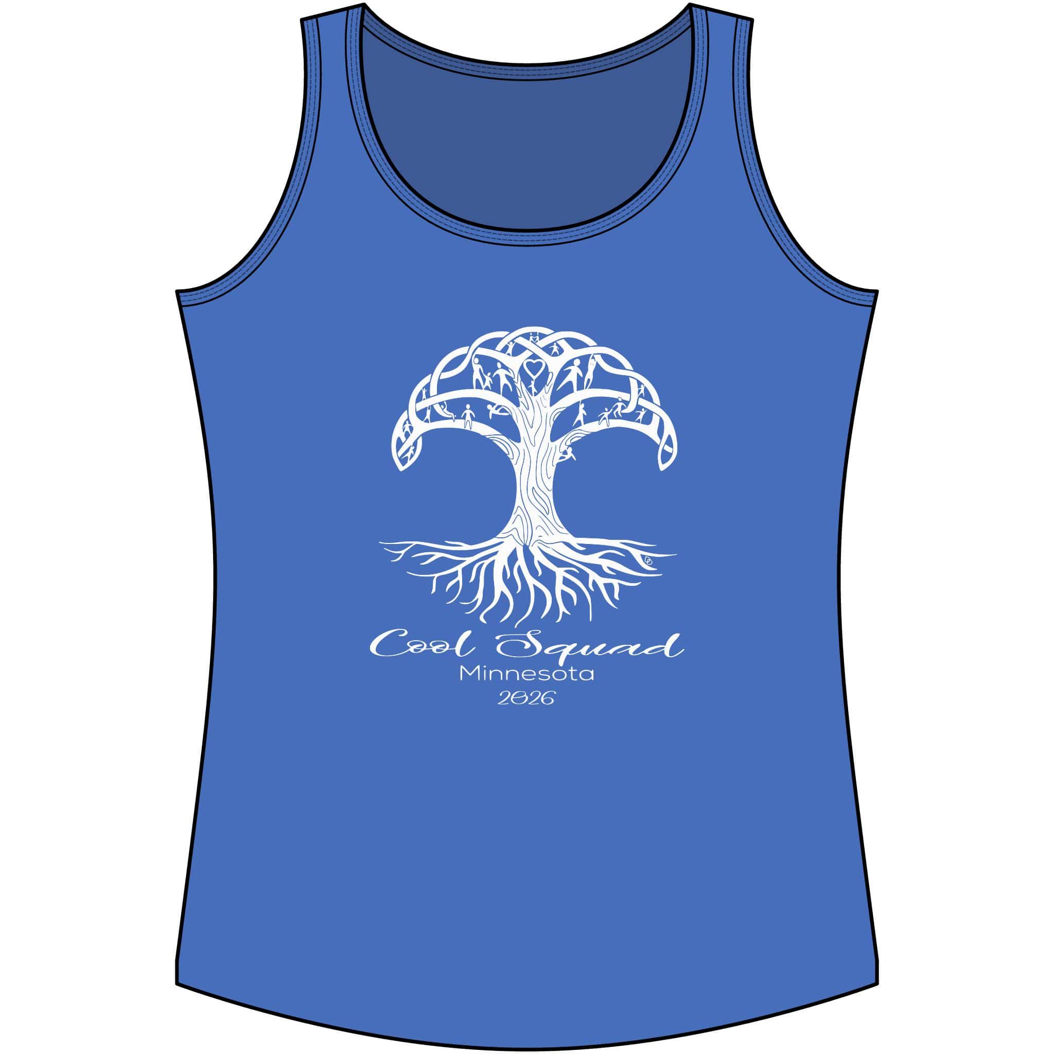 Printify Tank Top XS / Royal Cool Squad Tank - Adult sizing