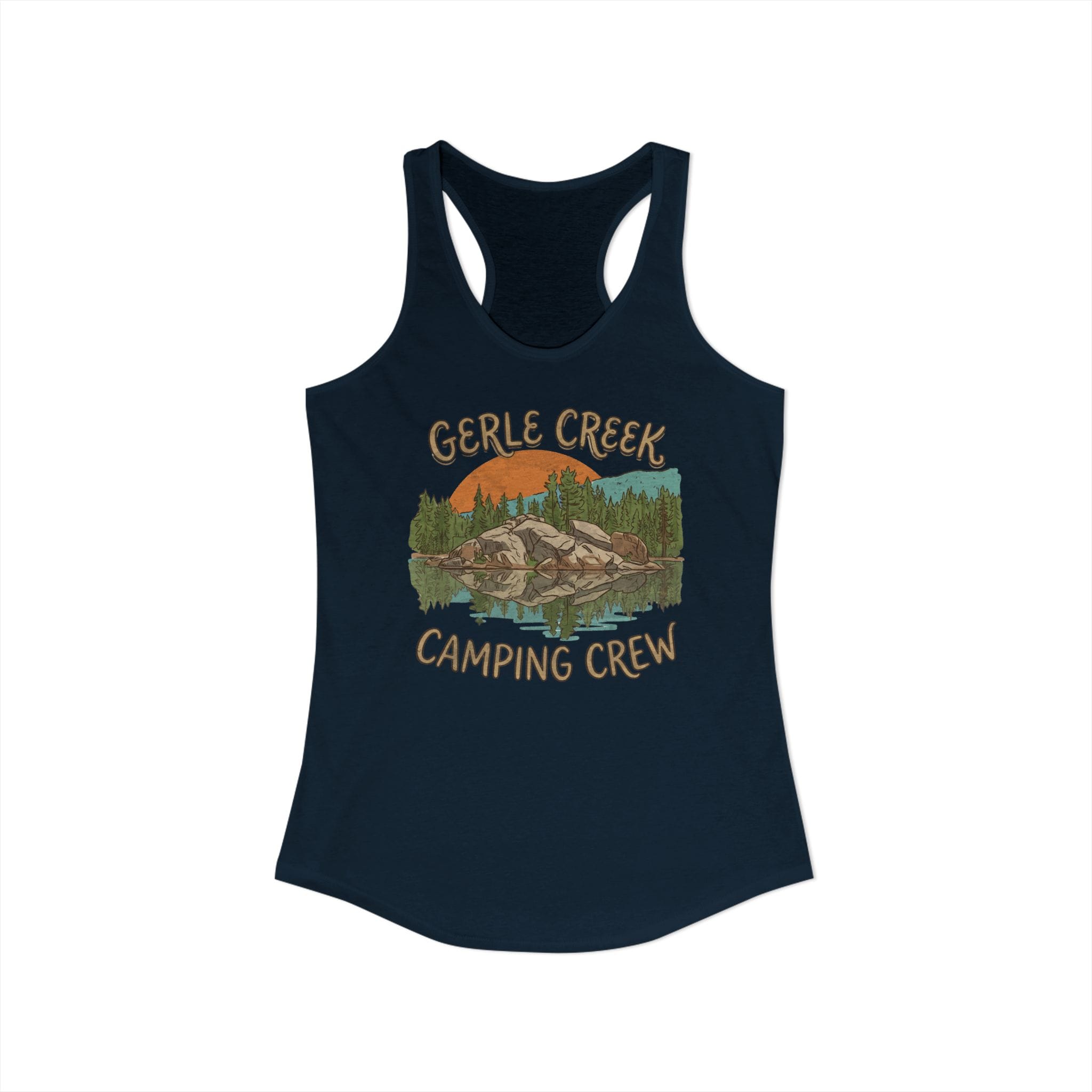 Printify Tank Top XS / Solid Midnight Navy Gerle Creek Womens Tank
