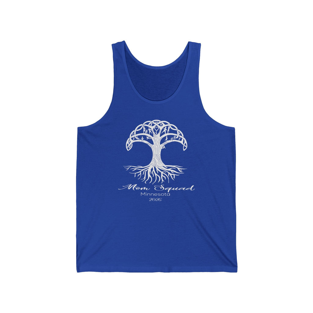 Printify Tank Top XS / True Royal Mom Squad Tank