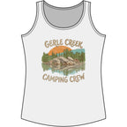 Printify Tank Top XS / White Gerle Creek Camping Crew Tank Top
